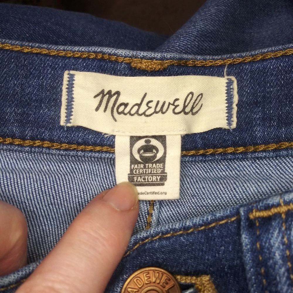 Madewell Mid-Rise Stovepipe Jeans Size 25 Tall - Picture 5 of 11